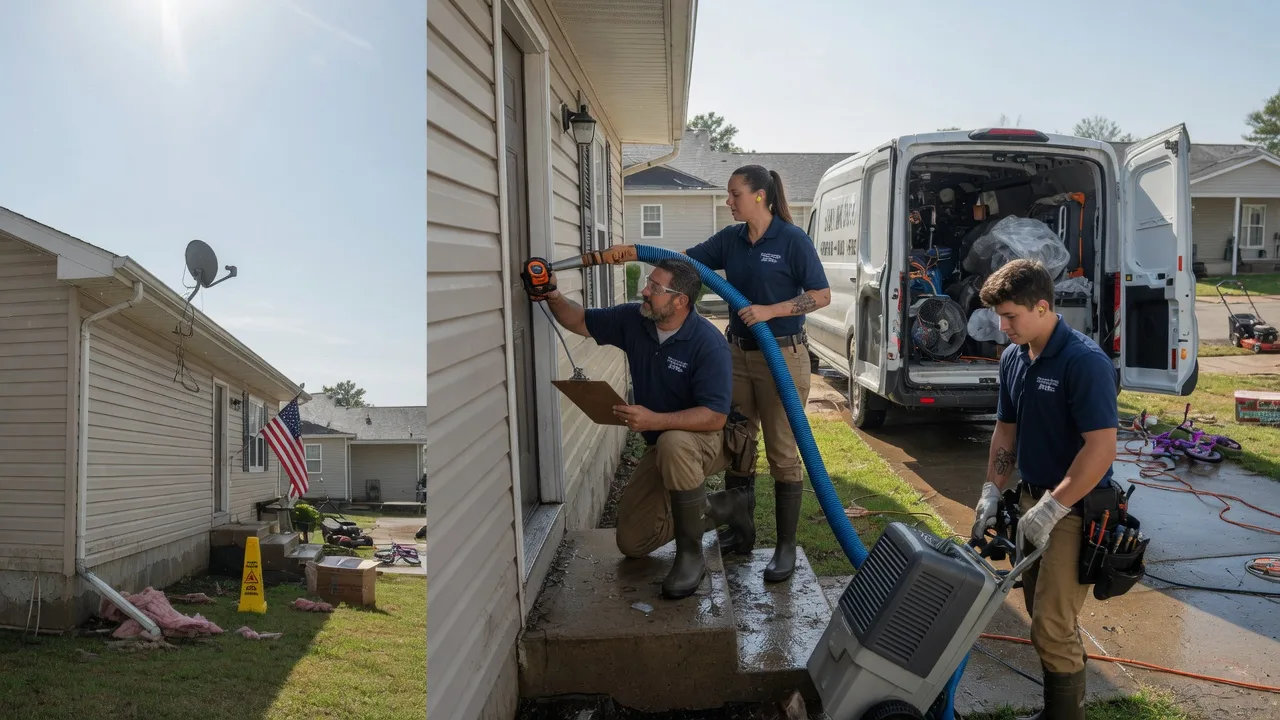 Ceiling Water Damage Restoration in Dell Rapids, SD near me